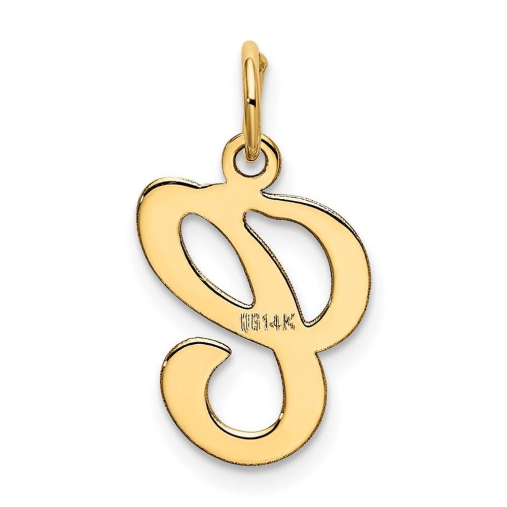 Kazi Luxury 14k Yellow Gold Script Letter C Initi… - image 3